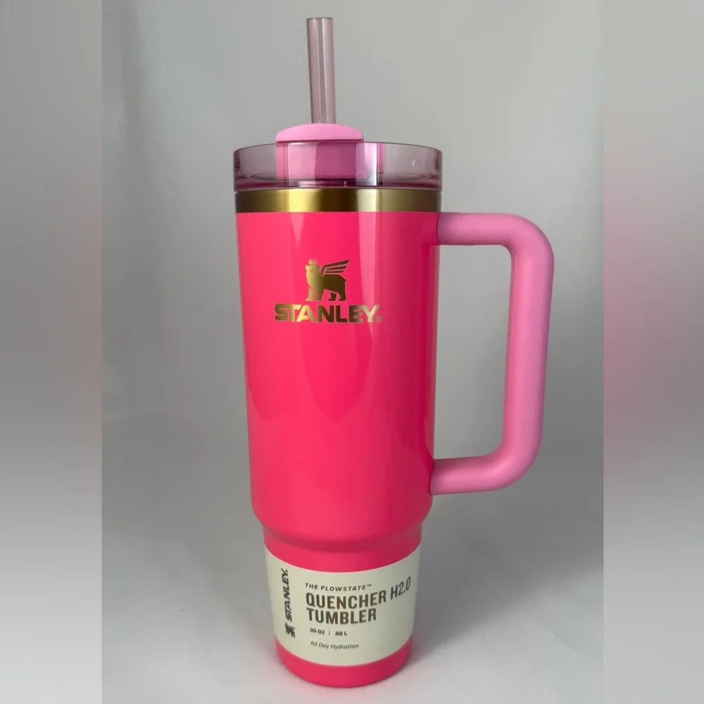 Stanley Flowstate Quencher 30oz Tumbler Pink‎ Parade - Picture 2 of 8
